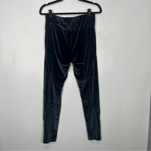 CALIA black faux suede hi rise leggings U1 - Picture 6 of 8